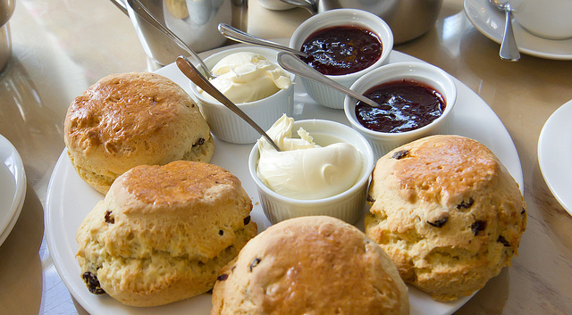 tea and scones by Ian