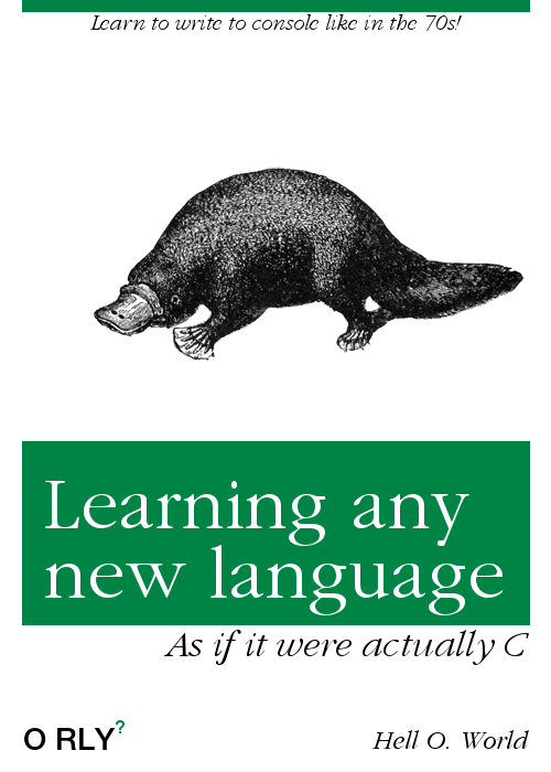 Learning new languages